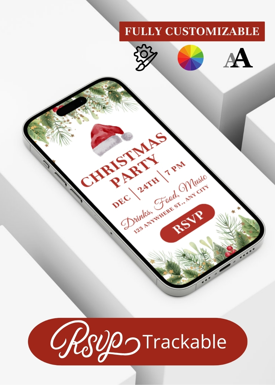 Christmas Party Invitation Preview